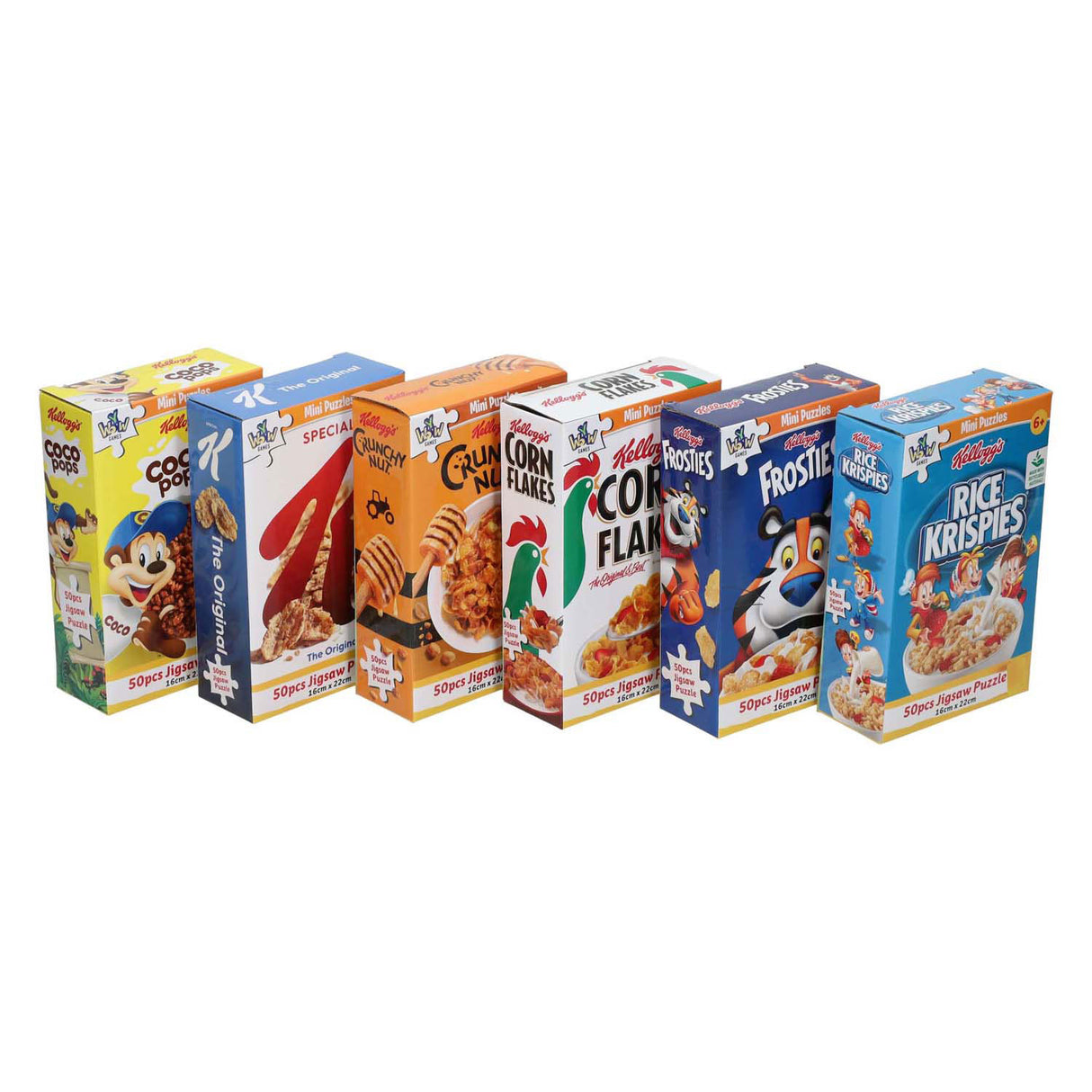 Mini puslespil kellogs - 50 stk.