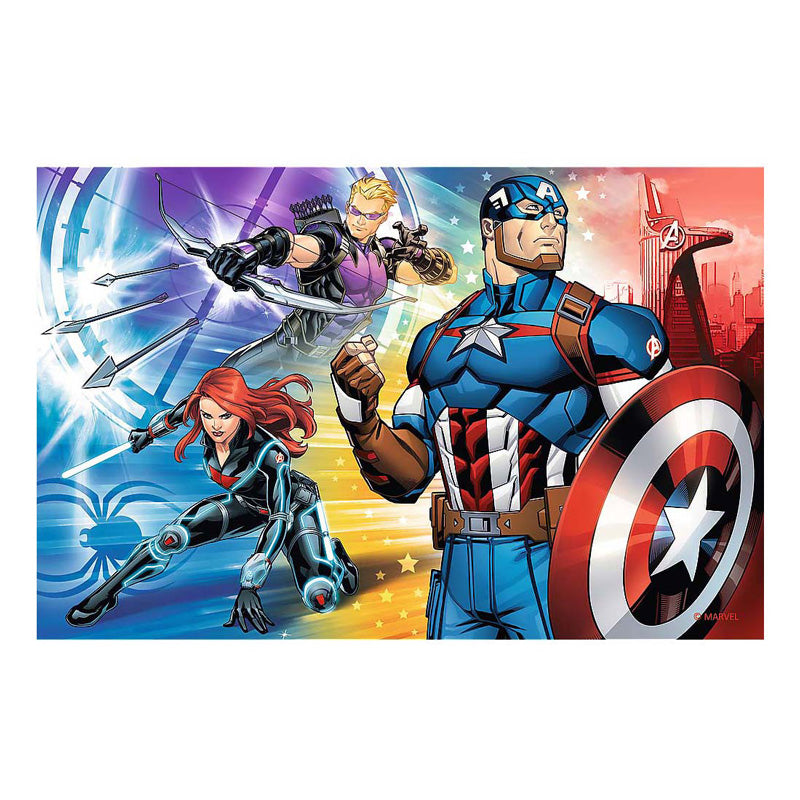 Mini puslespil avengers - 54 stk.