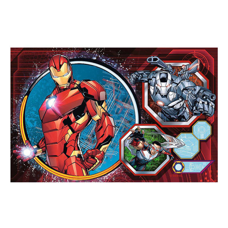 Mini puslespil avengers - 54 stk.