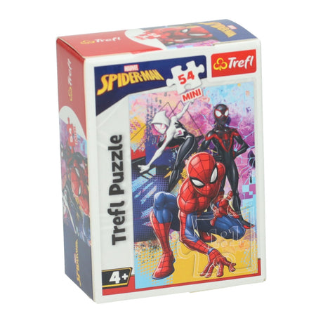Mini puslespil spiderman - 54 stk.