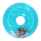 Donut fyldt med glitter 50gr - 6cm