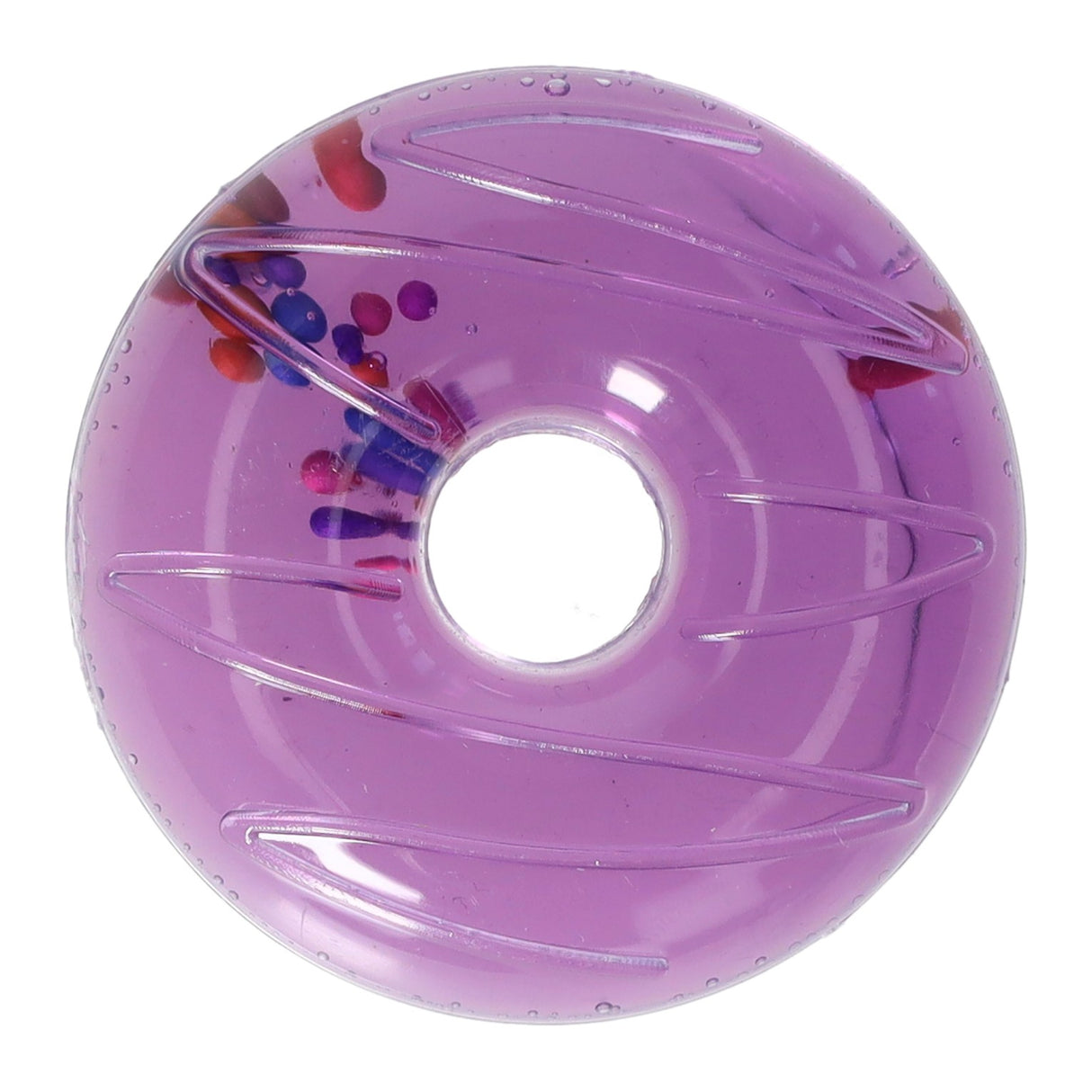 Donut fyldt med glitter 50gr - 6cm