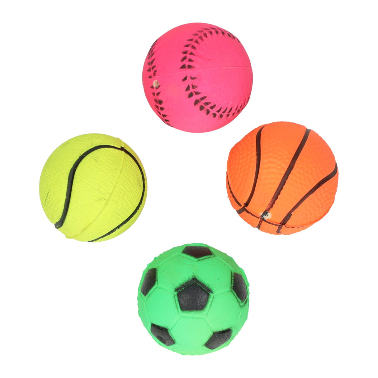 Sport stuiterballen - 4st.