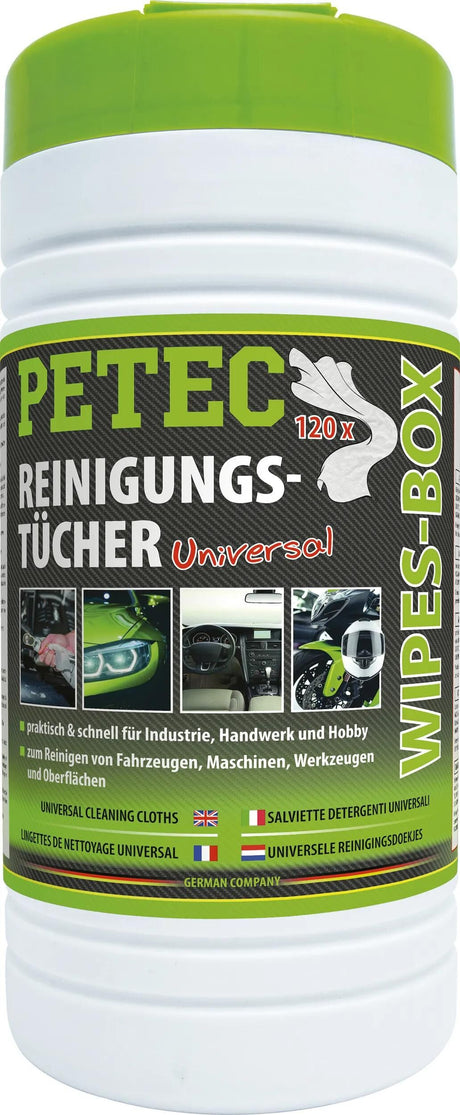 Petec håndrengøringsklude-boks rengøringsklude æske 120 tuecher