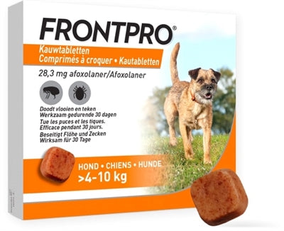 Frontline frontpro tyggelige tabletter