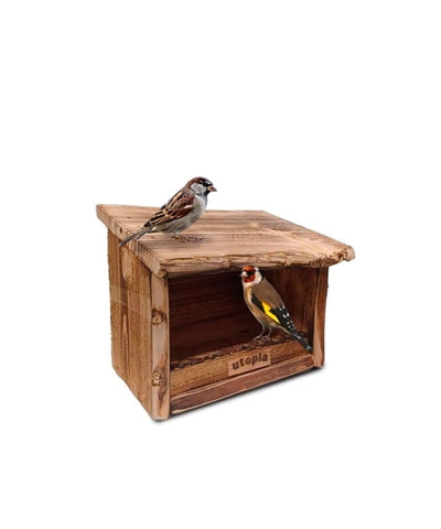 Utopia Vogel fodringshus brændt Douglas Wood