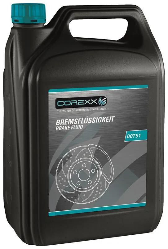 Corexx bremsevæske dot 5.1 bremsevæske dot5.1 5ltr. kan