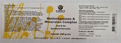 Grøn OS multivitaminer mineralkompleks kat