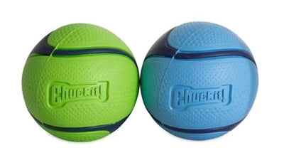 Chuckit! sniff fetch ball m - 2-pack - bacon peanut butter - duftende apportkugler - kuglehund