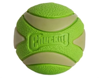 Chuckit max glød ultra squeekerbal grøn