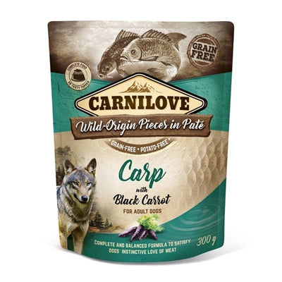 Carnilove Dog Pouch Carp Black Carrot