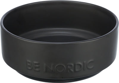 Trixie be nordisk hundeskål keramisk gummi sort