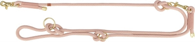 Trixie blød reb hundesnor justerbar pink lys pink