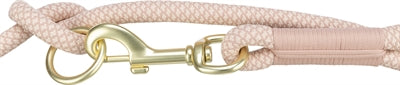 Trixie blød reb hundesnor justerbar pink lys pink