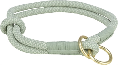Trixie hundehalsbånd blød halvslip salviegrøn mynte