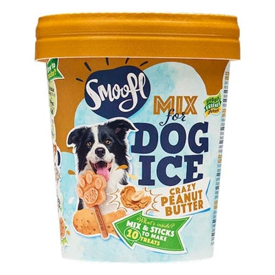 Smoofl Ice Mix til hunde jordnøddesmør