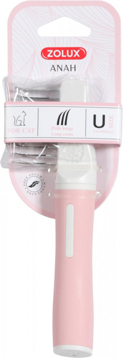 Zolux anah dettangling kam 10 blade pink hvid