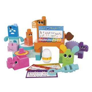 Mattel mega blokke musikalsk dyreband 40 stk