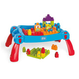 Mega Bloks First Builders konstruktions- og indlæringstabel