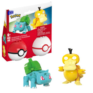 Pokémon mega bulbasaur og psyduck
