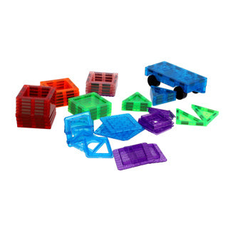 Science magnetiske fliser - 45 stk 6,5 cm