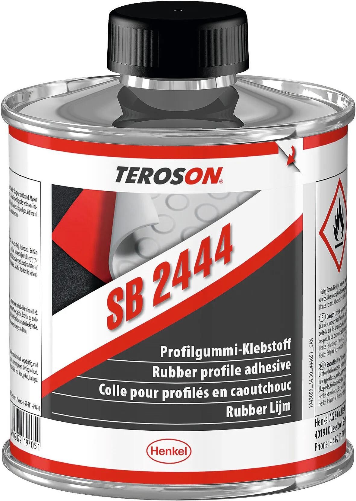 Teroson profilgummikleber sb 2444 profil gummi klæbemiddel 3 terokal-2444 dosis