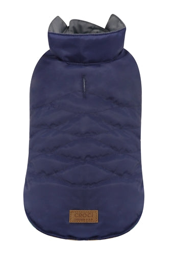 Croci hundefrakke øko glam genbrugsblå