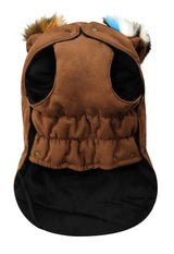 Croci Hundefrakke shearling foret brun