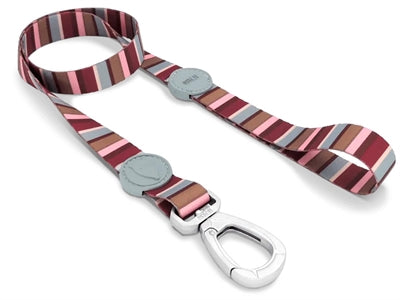 Morso dog leash recycled skyline red pink