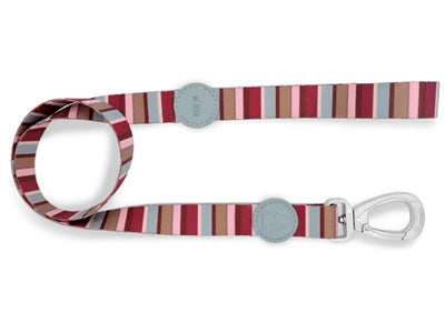 Morso dog leash recycled skyline red pink