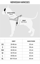 Morso norsk hundesele genbrugt power flow sort