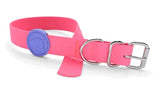 Morso hundehalsbånd vandtæt genanvendt passion pink pink