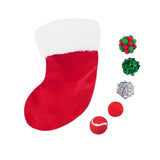 Amorkomet julestrømpe med 5 kugler