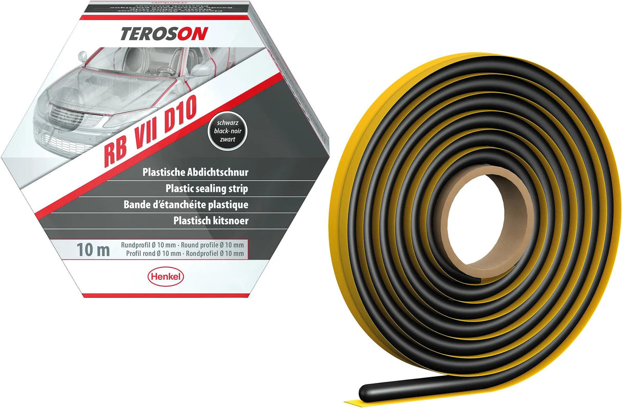 Teroson tætningsbånd rb vii terostat vii rund profil 10mm d 10m karton