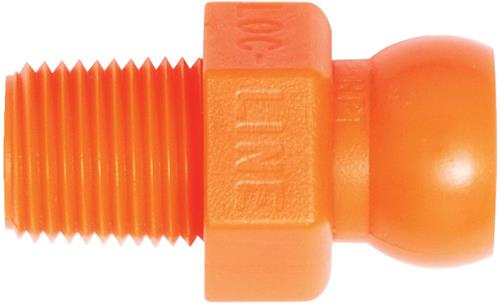 Loc-line 1 4 tilslutningsstykke 1 8 npt (4 stk)