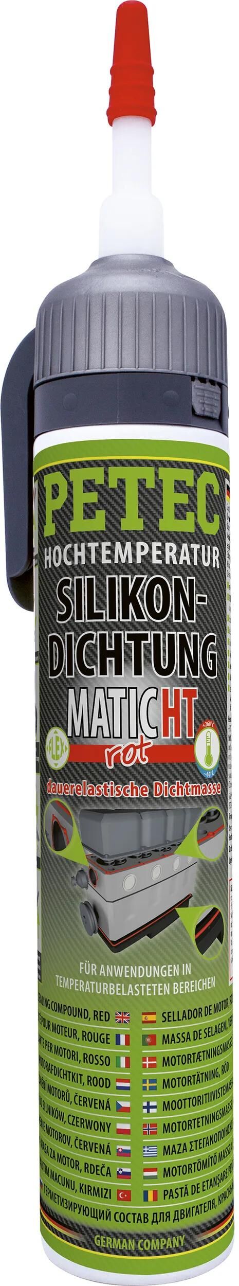 Petec tætningspasta silikone tætninger 200 ml rot matic ht