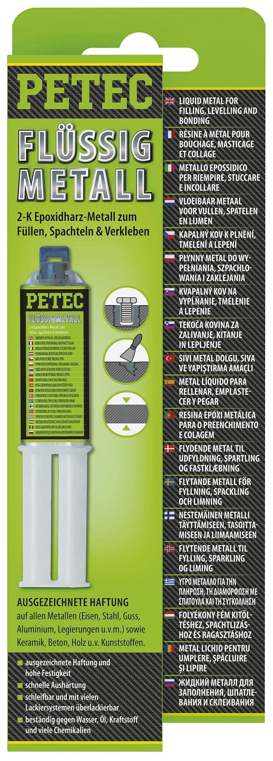 Petec metallersatz flüssigmetall flydende metal