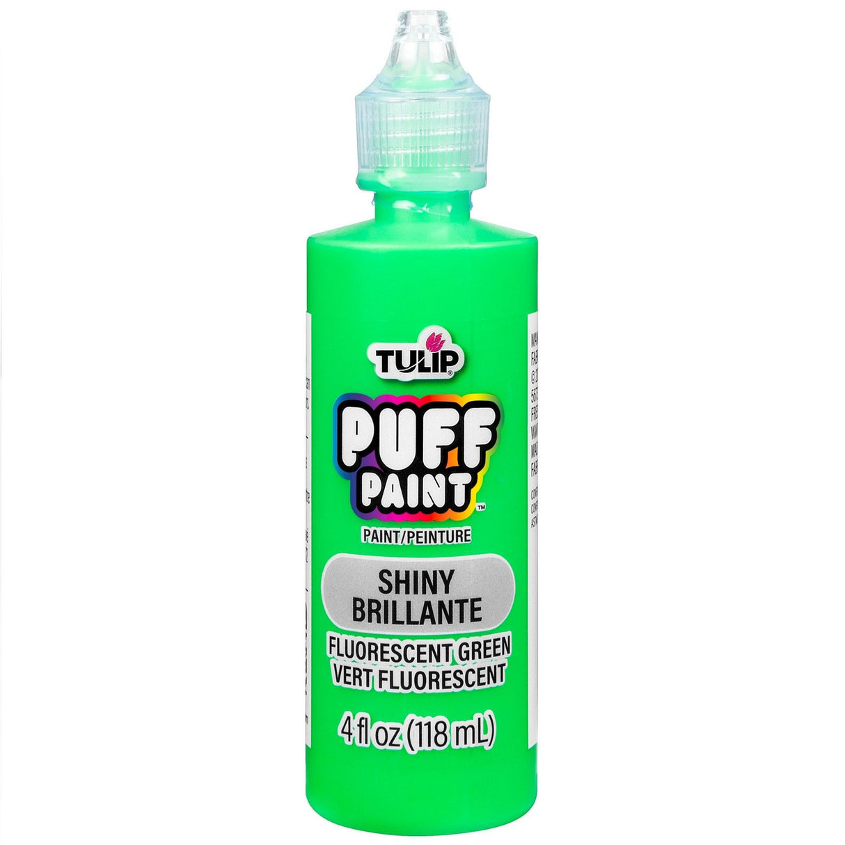 Tulipan • dimensionel stofmaling puff neongrøn 118ml