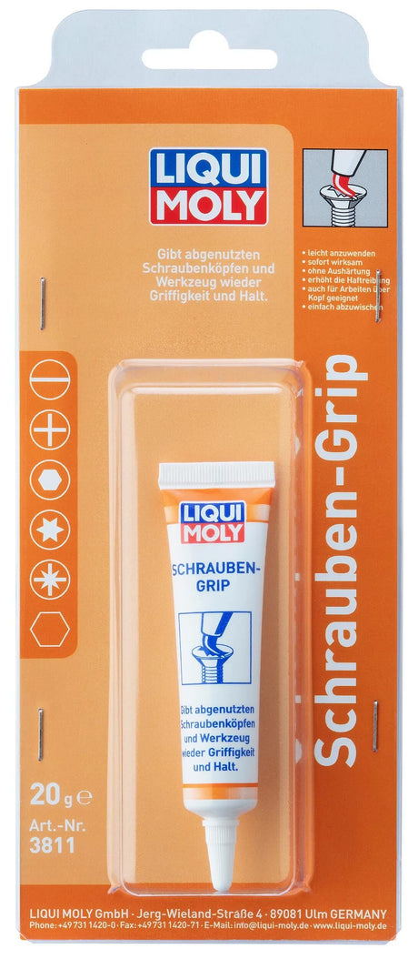 Liqui moly reparaturpaste schrauben greb 20gr skruer-greb tube 20 ml