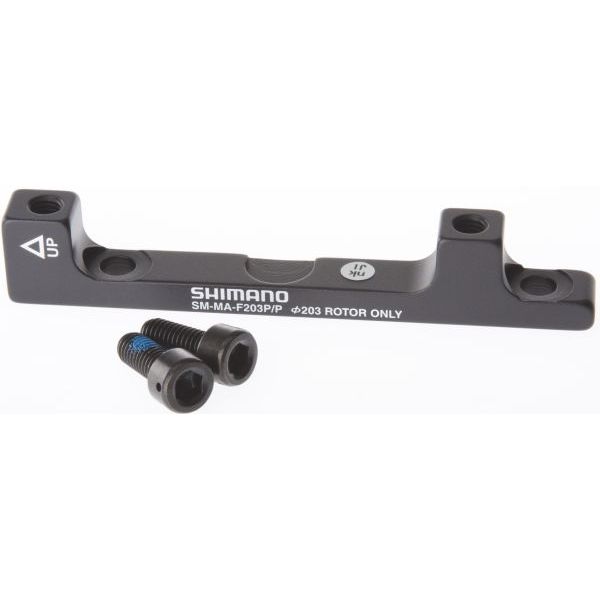 Shimano bremseklodsholder adapterskive br.adapter shim. pm pm 203mm fr. bagtil