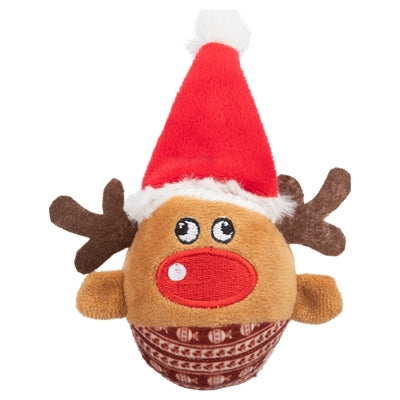 Trixie Xmas rensdyr rangle ball plys