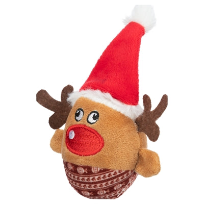 Trixie Xmas rensdyr rangle ball plys