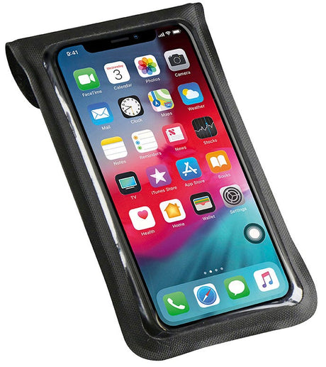 Klickfix telefontaske phonebag lys sort lille