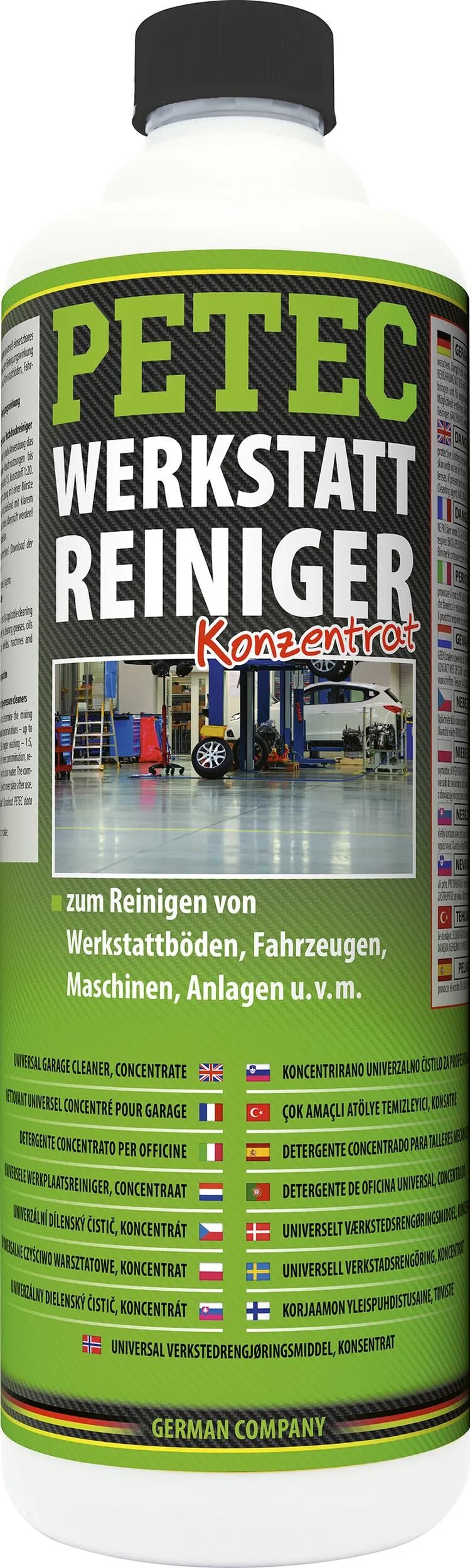 Petec industrirens arbejdsstationsrens værkstedsrens 1000 ml koncentrat