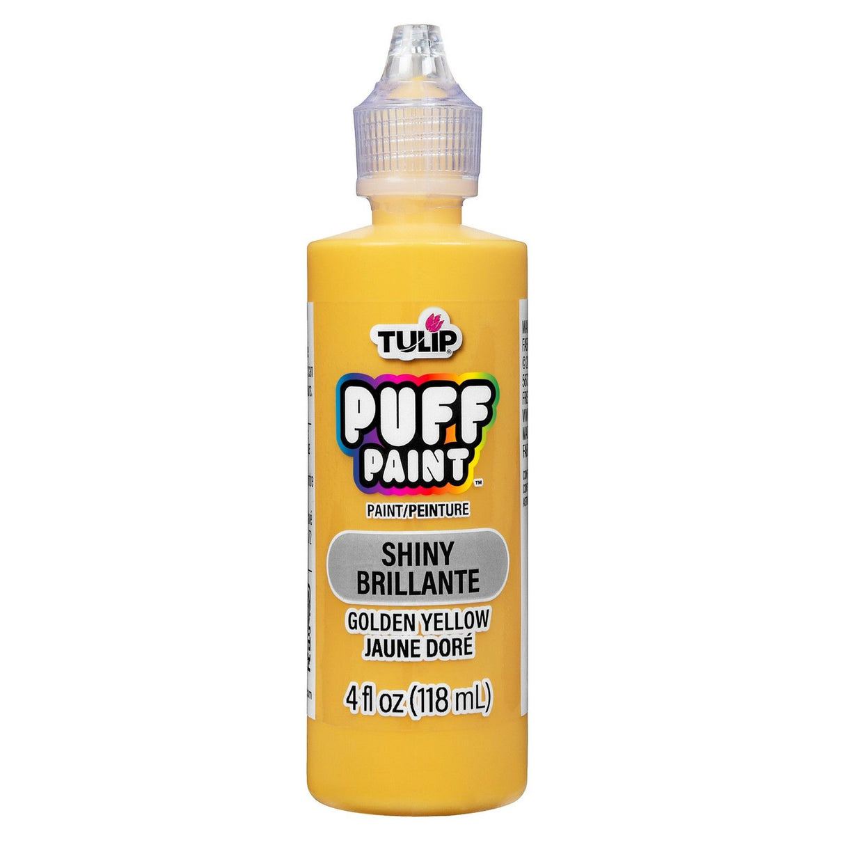 Tulipan • dimensionel stofmaling puff gyldengul 118ml