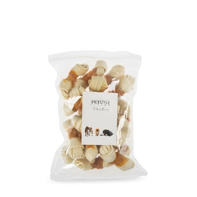 Petstyle Living knust bot hvid med kylling