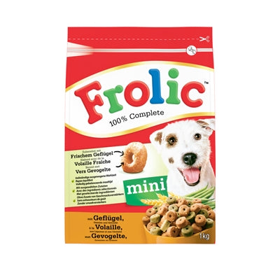 Frolic Dry Mini med fjerkræ