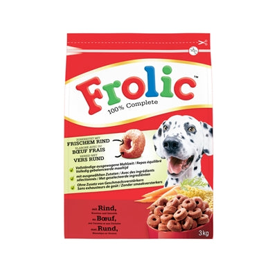 Frolik tør med oksekød