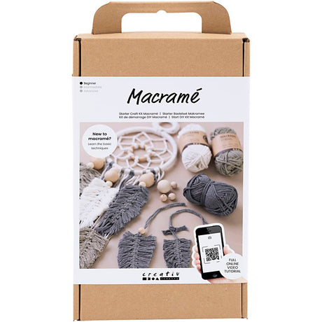 Kreativ virksomhed https: www.cchobby.nl starter-hobbyset-macrame-1-doos