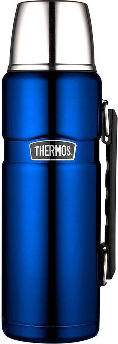 Thermos king flaske - 1,2 liter - metallic blå